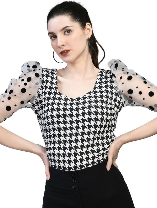 women puff sleeves top - 21269780 - Very Small Image - 1
