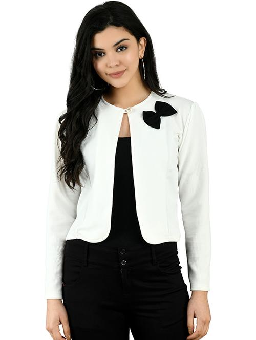 white cotton lycra summer jacket - 21270169 - Very Small Image - 1