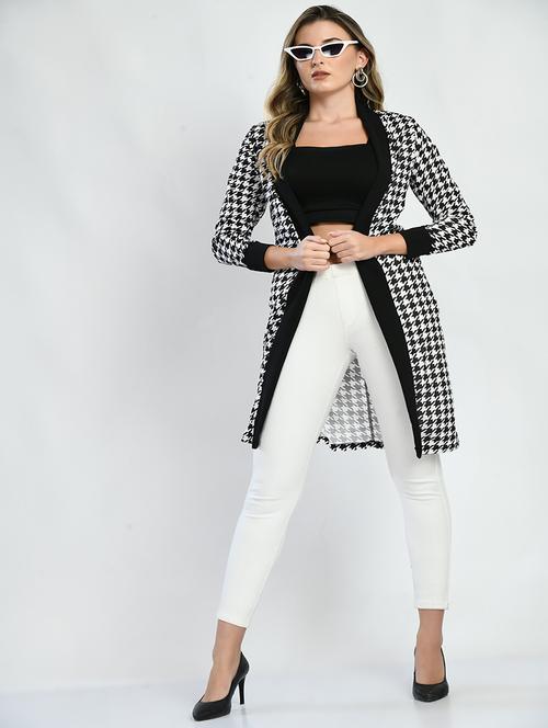 black cotton blend regular shrug - 21270378 - Very Small Image - 1