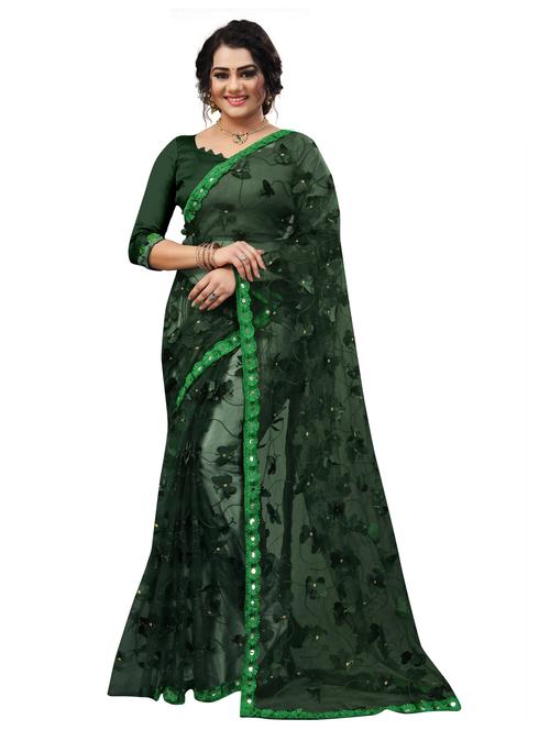 women embellished saree with blouse - 21270477 - Very Small Image - 1