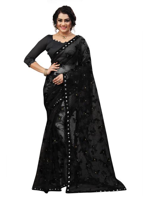 women embellished saree with blouse - 21270478 - Very Small Image - 1