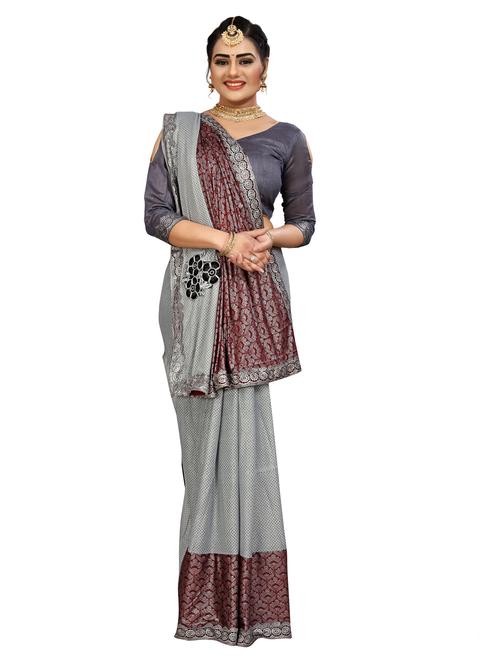 women embellished saree - 21270487 - Very Small Image - 1