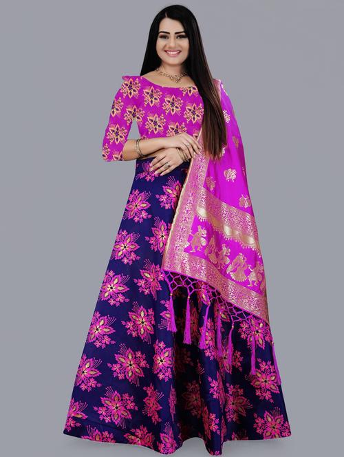 women semi-stitched lehenga choli with dupatta - 21270803 - Very Small Image - 1