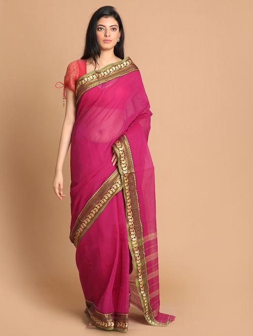women venkatagiri saree with blouse - 21271122 - Very Small Image - 1
