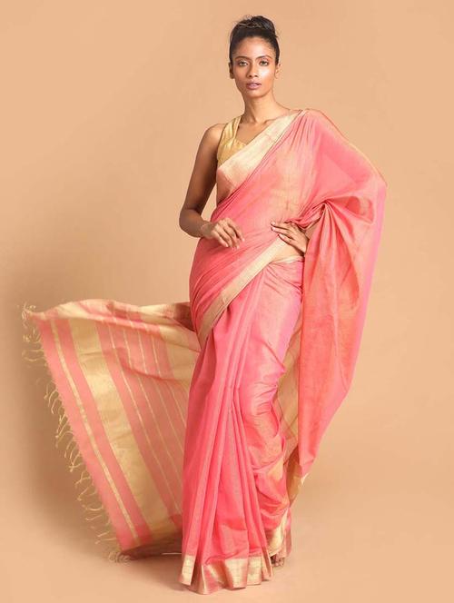 women self-designed bordered saree with blouse - 21271261 - Very Small Image - 1