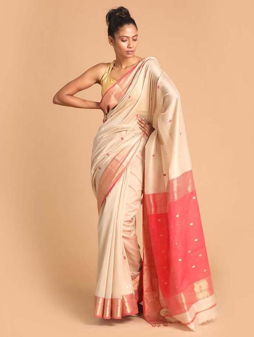 women self design maheshwari saree - 21271265 - Very Small Image - 1