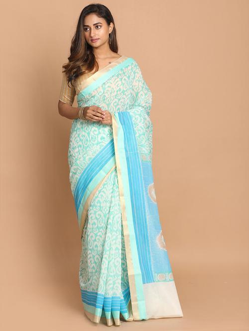 women self design gadwal saree with blouse - 21272086 - Very Small Image - 1