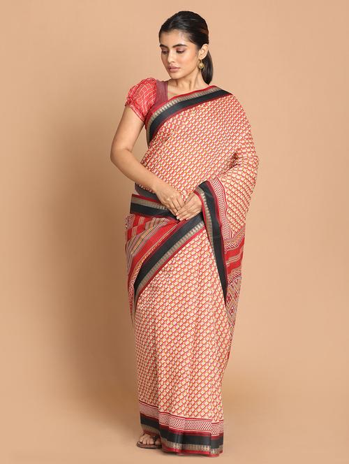 women self design handloom saree with blouse - 21272128 - Very Small Image - 1