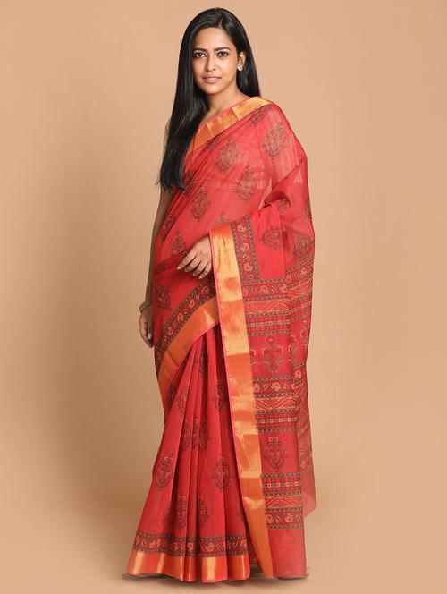 women self design handloom saree with blouse - 21272138 - Very Small Image - 1