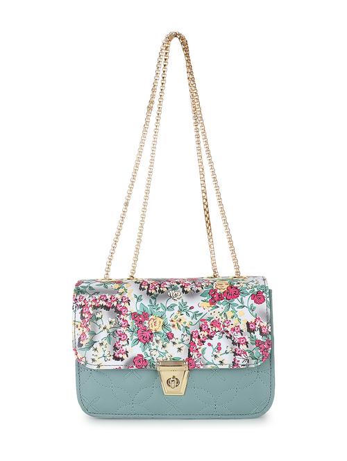 olive leatherette (pu) sling bag - 21273690 - Very Small Image - 1