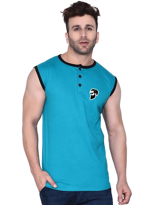 men plain sleeveless t-shirt - 21274811 - Very Small Image - 1