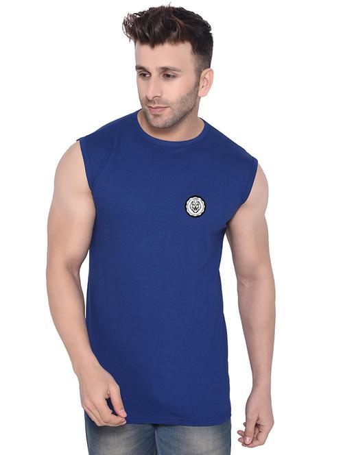 men plain sleeveless t-shirt - 21274856 - Very Small Image - 1