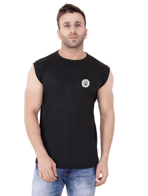 men plain sleeveless t-shirt - 21274860 - Very Small Image - 1