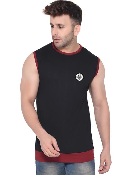 men plain sleeveless t-shirt - 21274893 - Very Small Image - 1