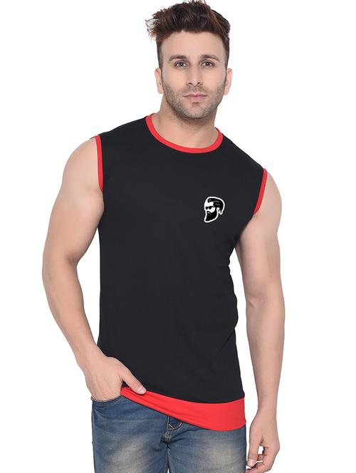 men plain sleeveless t-shirt - 21274900 - Very Small Image - 1