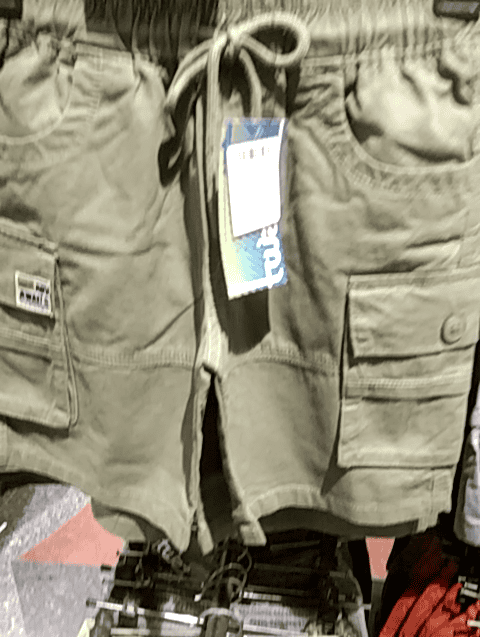 olive twill shorts & three fourth - 21275269 - Very Small Image - 1