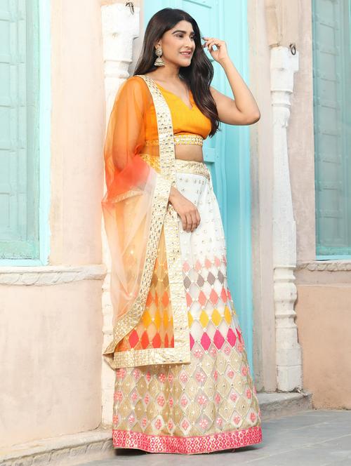 women semi-stitched lehenga choli with dupatta - 21275708 - Very Small Image - 1