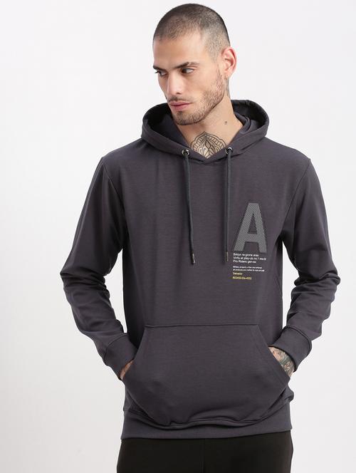 men long sleeves front & back print sweatshirt - 21276865 - Very Small Image - 1