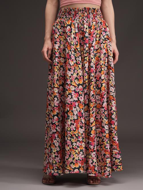 multi coloured viscose palazzo - 21277639 - Very Small Image - 1