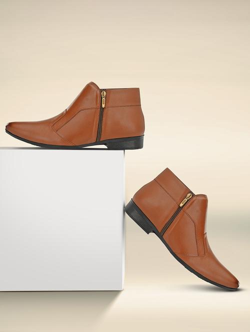 tan brown casual boots - 21278569 - Very Small Image - 1