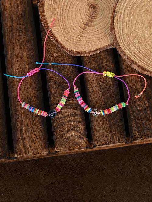 pink fur beaded bracelet - 21279251 - Very Small Image - 1