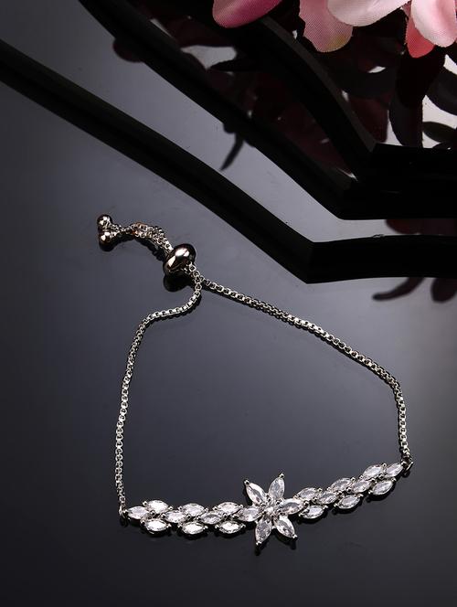 silver brass beaded bracelet - 21279286 - Very Small Image - 1