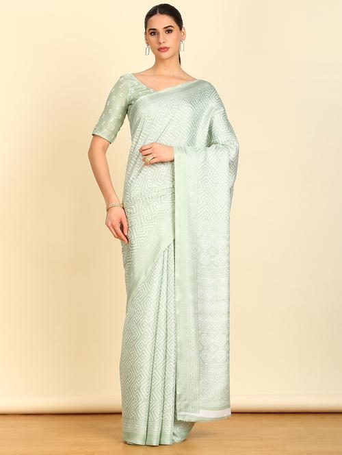 women printed saree - 21280380 - Very Small Image - 1