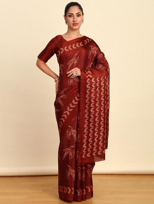women printed saree - 21280610 - Very Small Image - 1