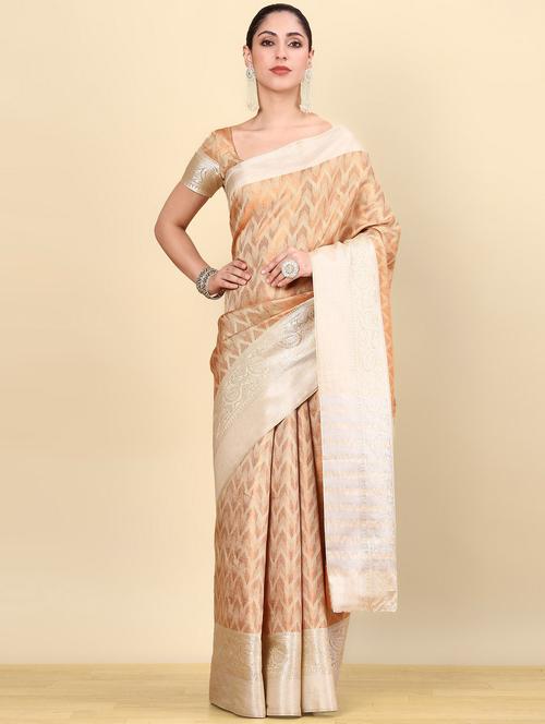 women zari work banarasi saree - 21280765 - Very Small Image - 1