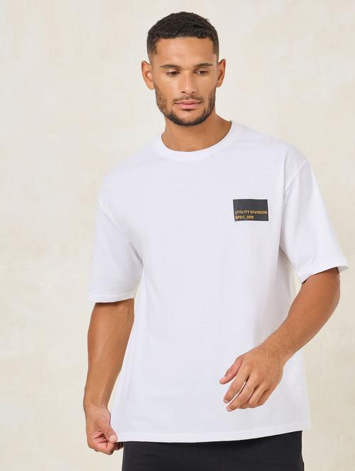 men solid oversized short sleeves t-shirt - 21281664 - Very Small Image - 1