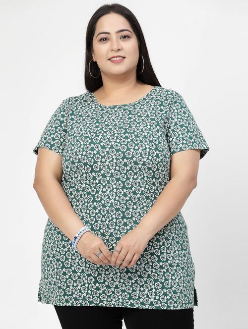 women plus size printed t-shirt - 21283312 - Very Small Image - 1