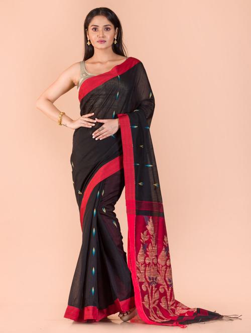 women self design handloom saree - 21283602 - Very Small Image - 1