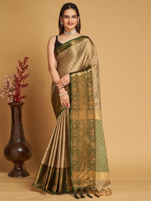 women self design banarasi saree - 21286500 - Very Small Image - 1