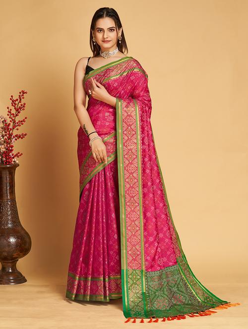 women self design banarasi saree with blouse - 21286518 - Very Small Image - 1