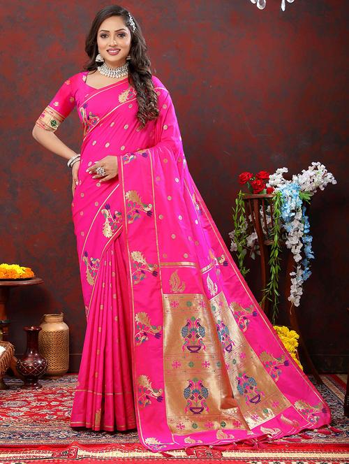 women self design paithani saree - 21286549 - Very Small Image - 1
