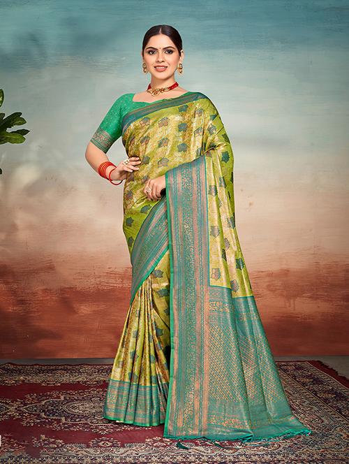 women zari work tussar silk saree - 21287167 - Very Small Image - 1