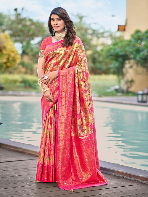 women self design banarasi saree - 21287333 - Very Small Image - 1