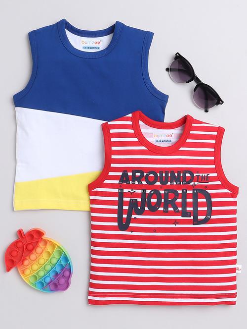 kids pack of 2 printed t-shirts - 21287829 - Very Small Image - 1