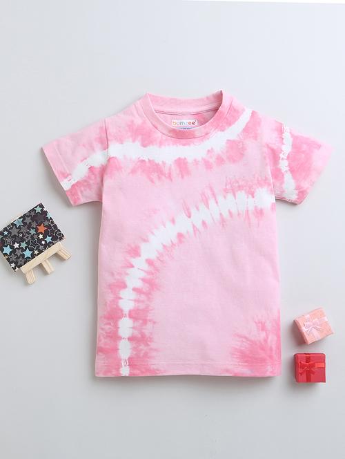 kids round neck tie & dye tee - 21287957 - Very Small Image - 1