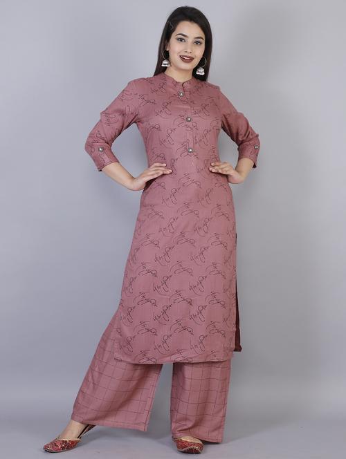 women printed kurta palazzo set - 21288855 - Very Small Image - 1