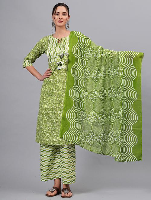 women printed suit set - 21288957 - Very Small Image - 1