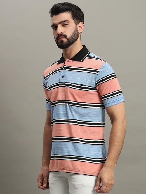 multi colored cotton blend placement print tshirt - 21290375 - Very Small Image - 1