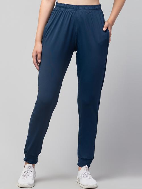 navy blue lycra track pant - 21291976 - Very Small Image - 1