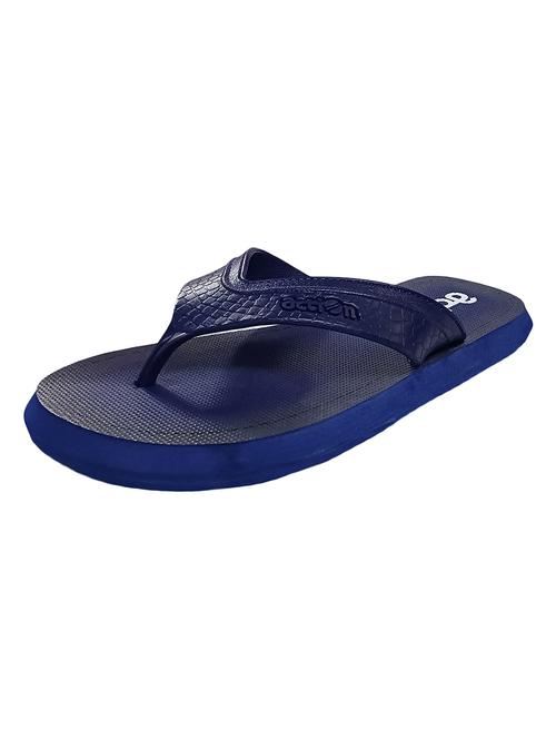 men blue slip on slipper - 21295177 - Very Small Image - 1