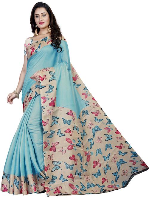 women printed saree - 21298514 - Very Small Image - 1