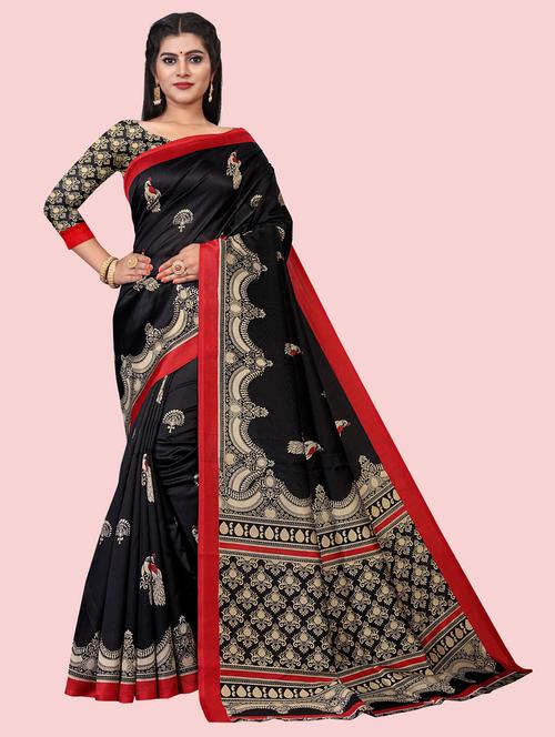 women printed saree - 21299463 - Very Small Image - 1