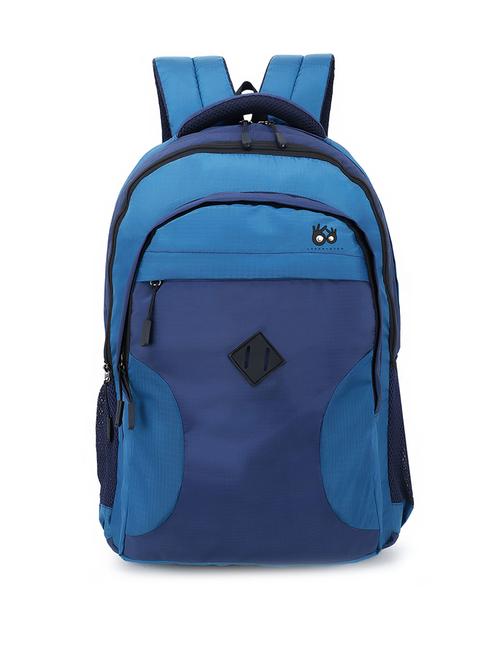 men color block laptop backpack - 21301156 - Very Small Image - 1