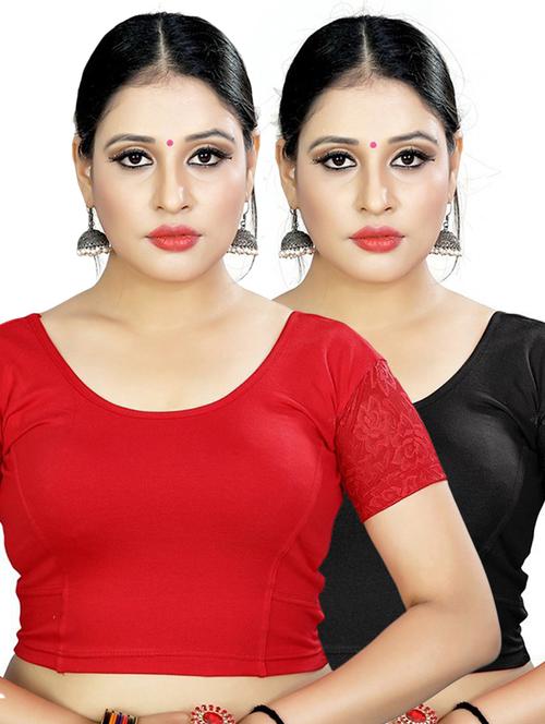 combo pack of 2 short sleeves blouse - 21301264 - Very Small Image - 1