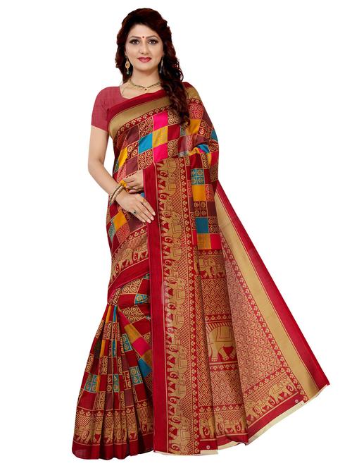 women printed saree - 21301736 - Very Small Image - 1
