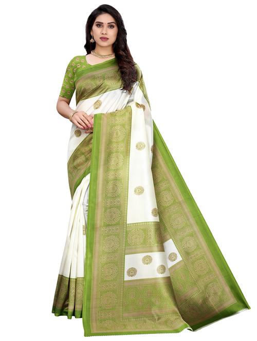 women printed saree with blouse - 21301861 - Very Small Image - 1
